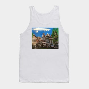 Amsterdam, Canal and Trees Tank Top